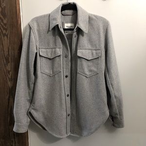 Abercrombie & Fitch Wool Blend Shirt Jacket